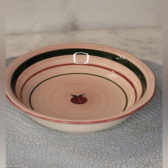 Franciscan APPLE PIE Coupe Soup Pasta Bowl Serving - 8 3/4 Inches - Picture 2 of 5